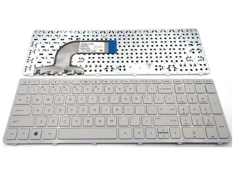 تصویر  Keyboard  HP Pavilion 15-N White_With Frame