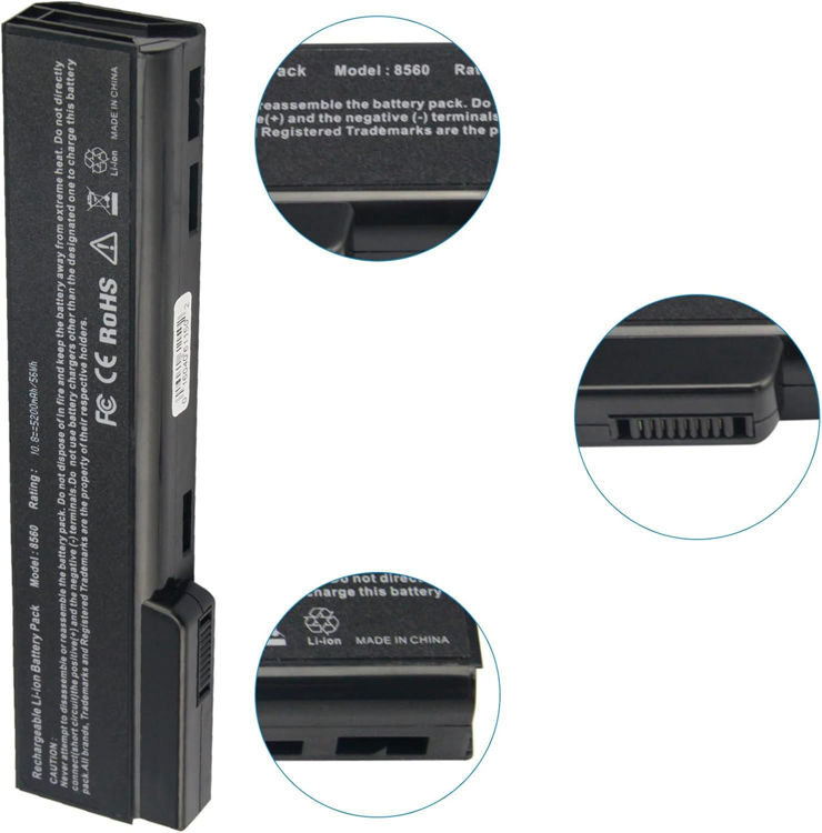 تصویر  باتری لپتاپ اچ پی Battery  HP  8460p HH  با پارت نامبر CC06