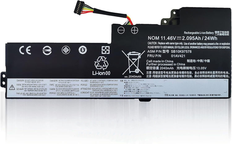 تصویر  باتری لپتاپ لنوو Battery Lenovo T480 با پارت نامبر 01AV421