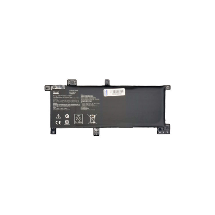 باتری لپتاپ ایسوس Battery Asus X456 Linus با پارت نامبر C21N1508- نمای پشت باتری