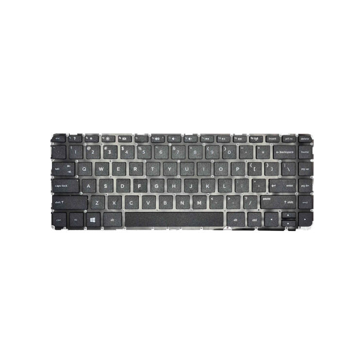 keyboard HP 14-N مشکي اينتر کوچک بدون فريم داخلي- نمای روی کیبورد