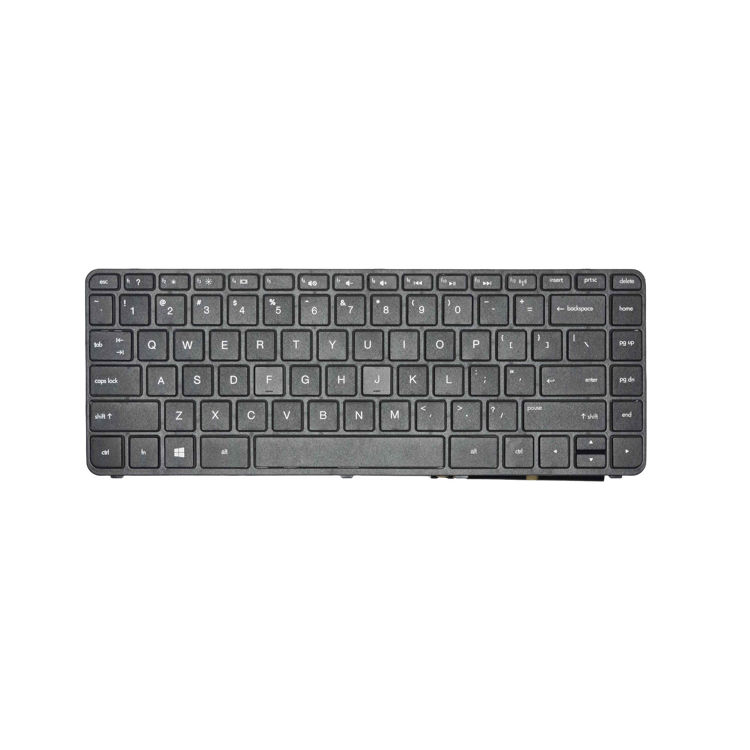 Keyboard HP 14-N مشکي با فريم- نمای روی کیبورد