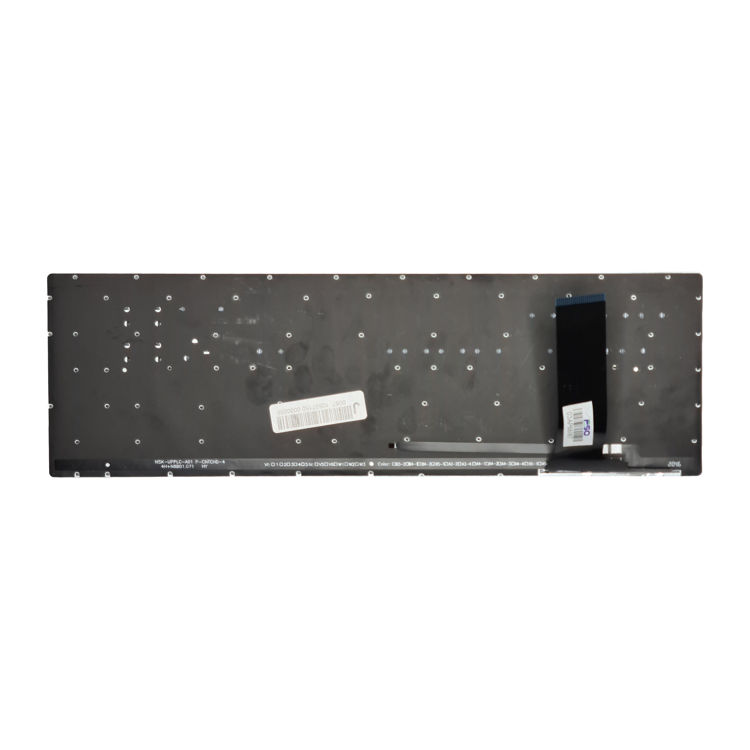 Keyboard Asus N550 Q550 N56 نقره اي بدون بکلايت- نمای پشت کیبورد