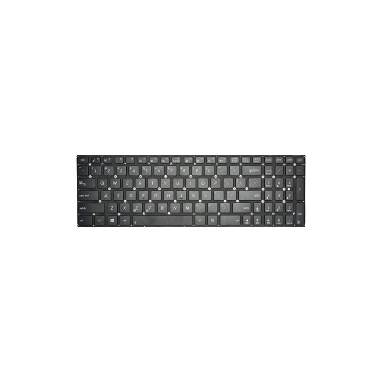 کیبورد لپتاپ ایسوس Asus X550 فلت بلند اینتر کوچک- نمای روی کیبورد