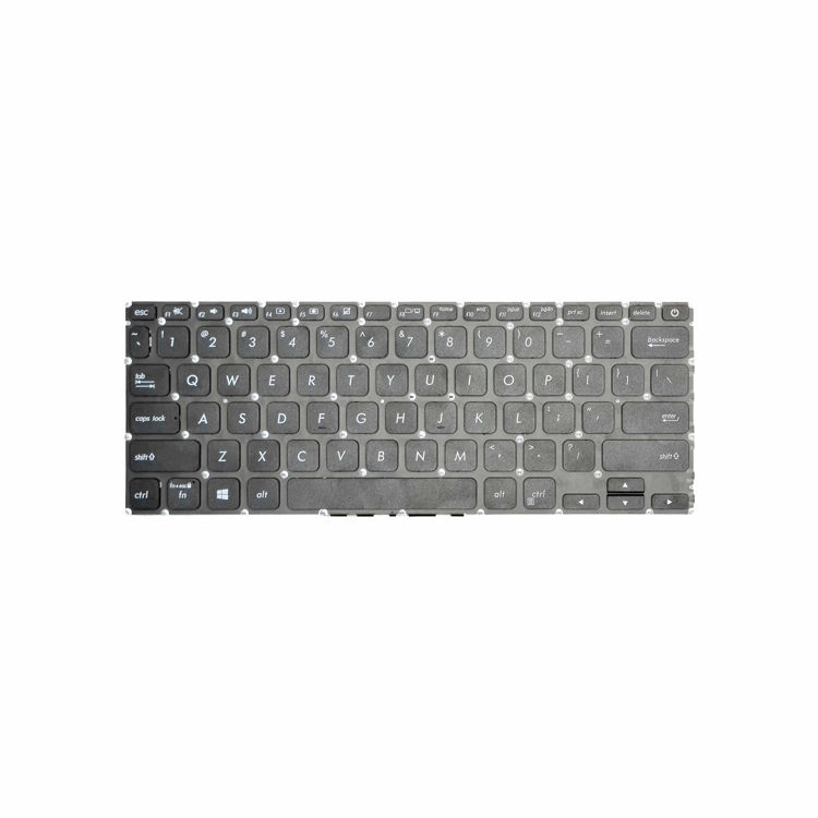 Keyboard Asus R423 اينتر کوچک مشکی بدون فريم- نمای روی کیبورد