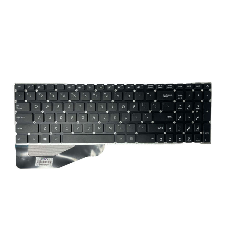 کیبورد لپ تاپ ایسوس Asus X540 اینتر کوچک بدون فریم به همراه کلید - روبرو